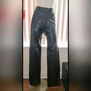 💲IT'S A SALE!! Women's Black Straight Leg Leather Pants💲